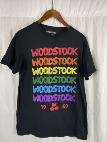 Woodstock Graphic Tee Size Medium Black