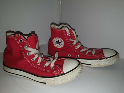 red converse pumps