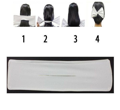 Corbata para el cabello hábil con clip francés con orificio en moño medio moldeadores alambre - Imagen 6 de 30