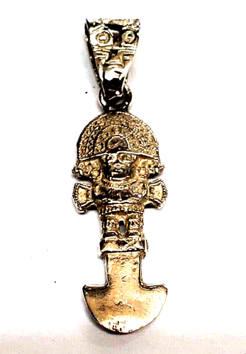 Sterling Silver 950 Peruvian TUMI Pendant/Charm - Picture 2 of 6
