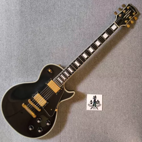 Edwards By ESP Les Paul Custom  Black Electric Guitar Used Made In Japan #4