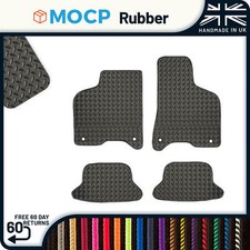 Rubber Car Mats to fit Volkswagen Lupo 4 Mat Clips 36cm Spacing 1999-2005