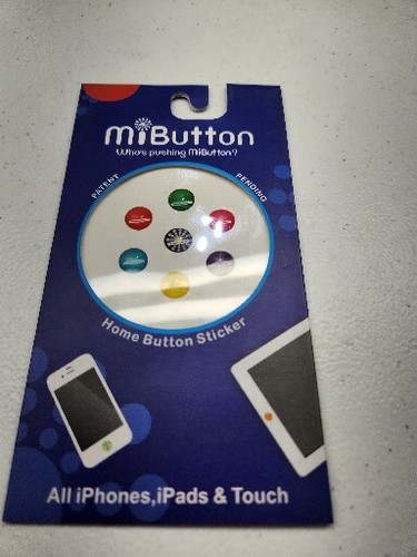 MI Button - IPhone Home Button Stickers  - Picture 1 of 2