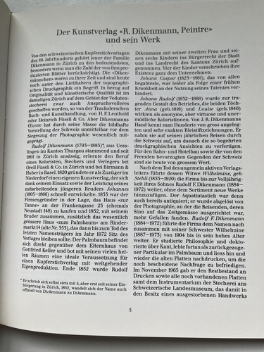 Souvenir de Suisse Rudolf Dikenmann 1984 - Picture 4 of 7