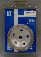 Pearl EXV Single Row Cup Stone/Masonary Wheel 4", 5/8"-11 EXV04CH, SH6189