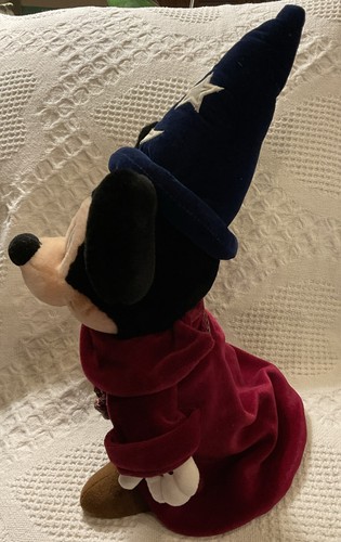 Disney Mickey Mouse Plush Sorcerer’s Apprentice Fantasia 15” - Picture 4 of 10