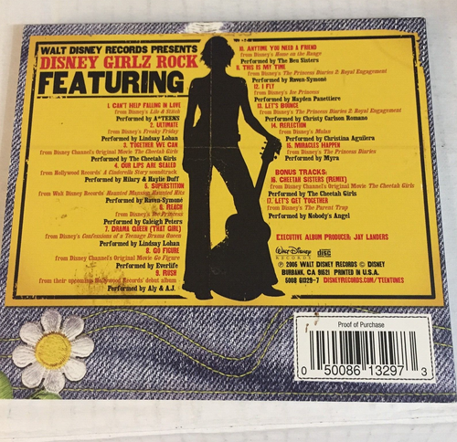 Girlz Rock Disney CD Ships Same Day - Picture 2 of 2