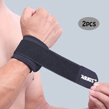 Sports Wrist Band Brace Wrap Adjustable Support Gym Strap Carpal Tunnel Bandage