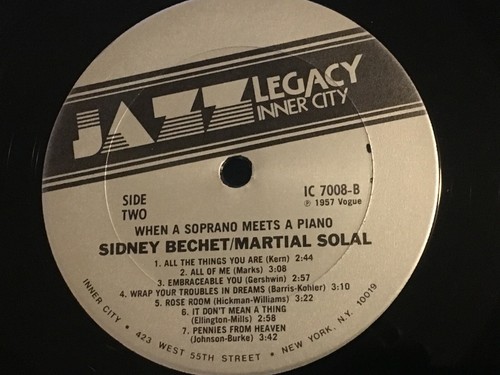 MARTIAL SOLAL & SIDNEY BECHET - Wenn eine Sopranistin ein Klavier trifft ~ INNERSTADT 7008 - Bild 7 von 8