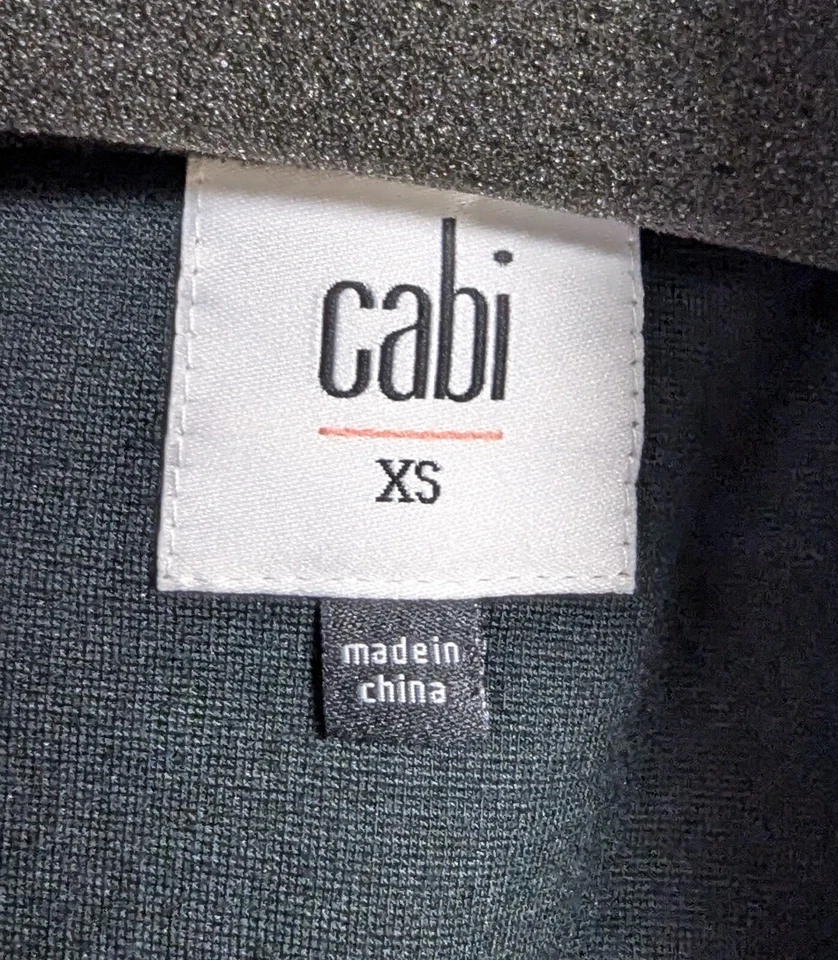 Cabi Womens Bianca Renaissance Sz XS Coat Jacket Dark Academia Minimalist Matrix - Image 2 of 4