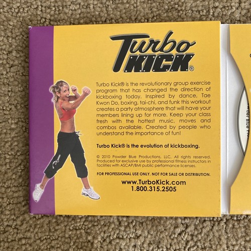 Beachbody Turbo Kick TURBO 101 DVD CD Powder Blue Choreography Notes New - Picture 3 of 10