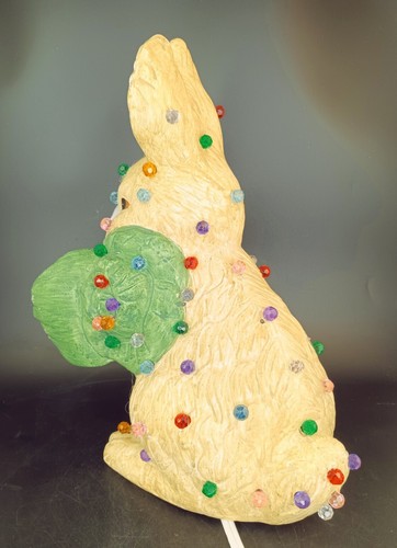 Robber Rabbit Lamp By Gargoylery Studio, Retro Signed Gem Lamp Pull-Chain Switch - Picture 6 of 12