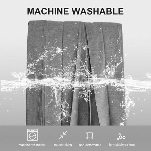 Foldable Magnetic Bathtub Curtain Modern Privacy Bathroom Divider for Bathroom - Picture 8 of 12