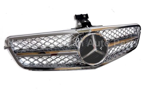C Class All Chrome Grille C63 Star C300 C250 C350 2009 2010 2011 2013 - Bild 2 von 8