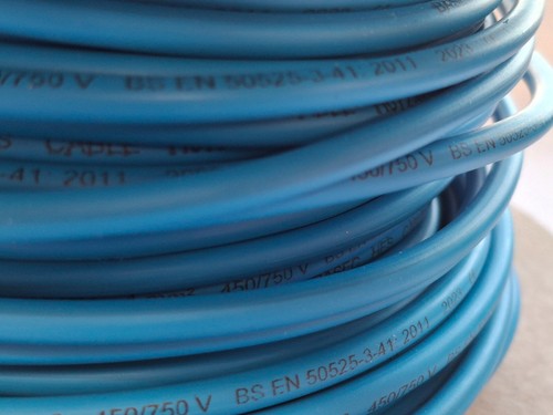 4 mm Single Core Conduit Cable 6491X Blue Brown Earth Yellow Green Bonding Wire - Picture 20 of 35