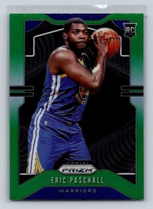 Eric Paschall 2019-20 Panini Prizm RC Green #279 Golden State Warriors