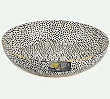 Thyme & Table Serving Bowl Stoneware Large 11 inch - Dot