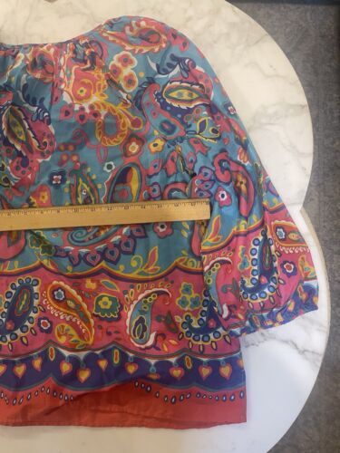talbots Store floral shirt brand new blue flowers paisley blouse Plus X - Picture 12 of 16