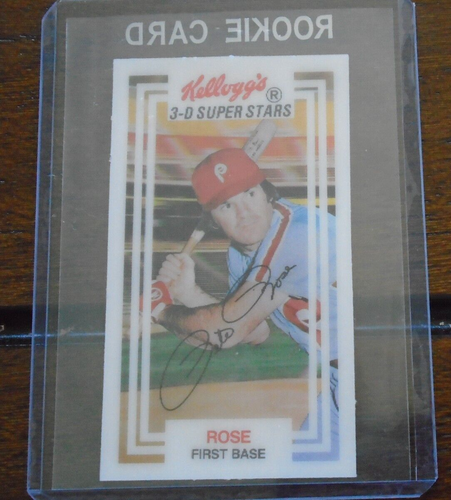 Pete Rose Kellogg's Baseball 3-D Super Stars card # 6 - Picture 1 of 2
