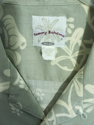 Tommy Bahama, Relax, 100% Seide Hemd, L, Brustumfang 50" (# 6847) - Bild 4 von 4