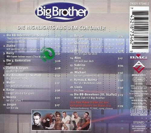 BB Big Brother - Highlights aus dem Container - Enhanced CD, Zlatko, Jürgen u.a. - Bild 2 von 2