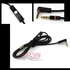 4FT 3.5MM AUX JACK REPLACEMENT CABLE BLACK W/CONTROL TALK ATRIX NITRO VIVID EVO