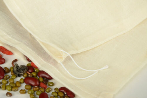 50-Pack Cotton Muslin Drawstring Reusable Bags Bath Soap Herbs Tea 4x6inch - Picture 4 of 4