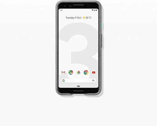 Google Coque de téléphone Pixel 3 sur Mesure en Tissu Distinct Fit gris - Photo 2 sur 5