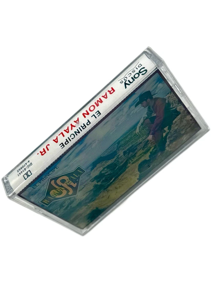 RAMON AYALA JR El Principe Cassette Tape 1994 Sony New Sellado Regional Mexican Foto 3 de 4