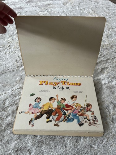 Rare Vintage Pop Up Book: PLAY TIME IN ACTION 1949 By Walter P. Phillips - Bild 2 von 13