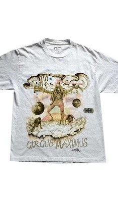 Travis Scott Utopia Skitzo Circus Maximus Tour Tee Size XL Cactus Jack