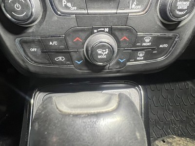 Used A/C Selector Switch fits: 2017 Jeep Compass AC w/dual zone control w/integr