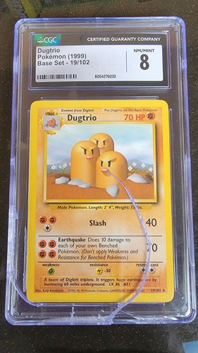 Dugtrio graded CGC 8 for sale on eBay