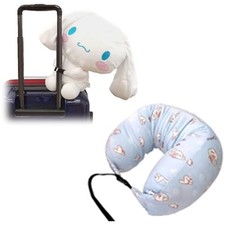 Sanrio Cinnamoroll Travel Neck Pillow Microbeads Fluffy New From Japan