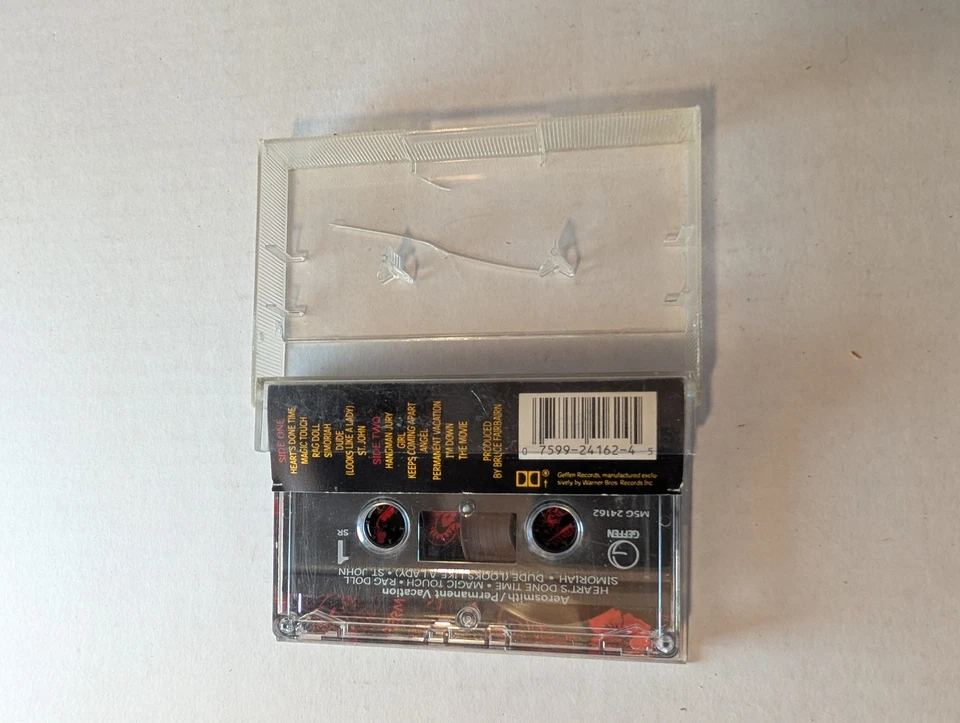 Aerosmith Permanent Vacation Cassette 1987 Geffen - Image 2 of 3