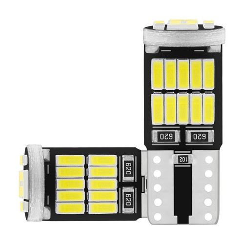40Pcs W5W T10 LED Bulbs 4014 26SMD Car Interior Dome Roof Lamp License4226 - Foto 2 di 10