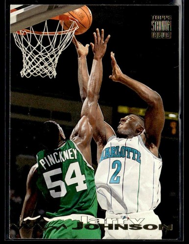 1993-94 Stadium Club #323 Larry Johnson Charlotte Hornets 1 - Foto 1 di 2