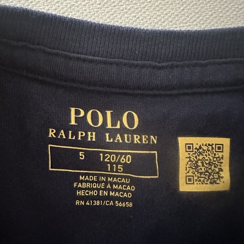 Polo Ralph Lauren Girls 5 Bear Blue Long Sleeve Shirt Top NWT - Picture 2 of 2