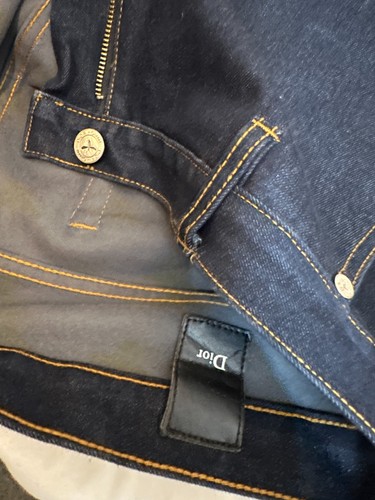 Dior Men's Blue Jeans Trouser W36 & L29 Authentic - Picture 8 of 12