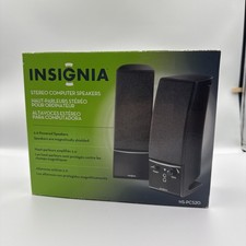 Insignia NS-PCS20 Computer Speakers Complete with Box CLEAN