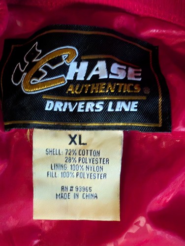 VTG Chase Dale Earnhardt Jr. NASCAR Pit Jacket Bud King of Beers - DEADSTOCK XL - Picture 2 of 19