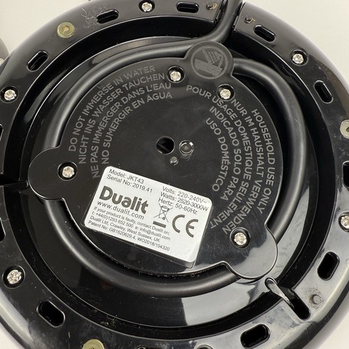 Hervidor de agua eléctrico Dualit Lite JKT43 2520W - 3000W - Cromo/Negro de ebullición rápida - Imagen 4 de 4