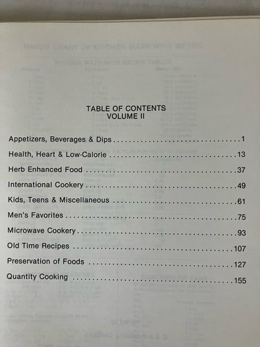 Recipes to Cherish Cookbook Volume 1 & 2 Harrisonburg VA Mennonite Church 1988 - Foto 4 di 6