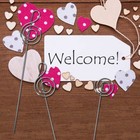  50 Pcs DIY Metal Photo Clip Holders Musical Note Shape Table Holders Decorative