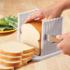 Adjustable Toast Slicer/Cutting Guide for Homemade Bread, Plastic Bread Slicer L
