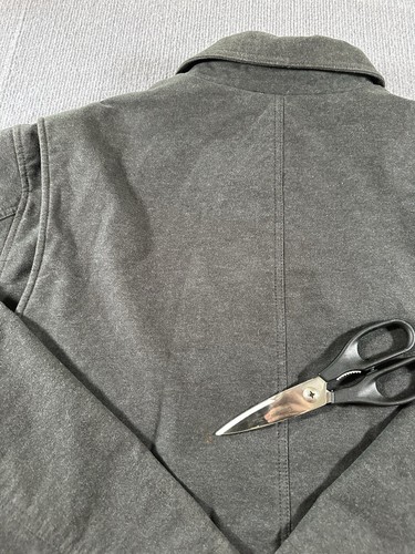 Eddie Bauer Jacket Mens 2XL Gray Lined Full Zip Pockets Outdoors * - Picture 4 of 8