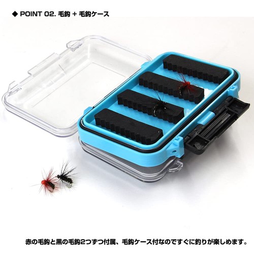 PROX Gran Tenkara Set 330 GLTKS33 Mountain Stream Fishing Set [Rod, Kebari, Keba - Picture 3 of 6