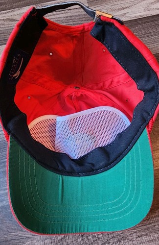 DUCKSTER VINTAGE ROPE HAT 90S THE BALSAMS RESORT NEW HAMPSHIRE ADJUSTABLE RED - Picture 4 of 8