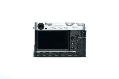 Genuine Real Leather Half Camera Case Bag Cover for FUJIFILM X-E5 XE5 - Picture 16 of 47