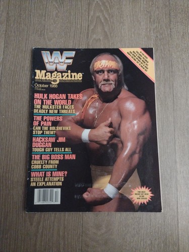 HULK HOGAN WWF MAGAZINE October 1988         Very Good Condition  - Imagen 2 de 4